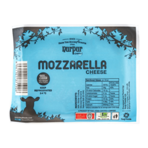 Nurpur Mozzarella Cheese – 200g | Rich, Creamy & Stretchy