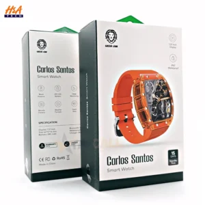 Green Lion Carlos Santos Smart Watch Orange