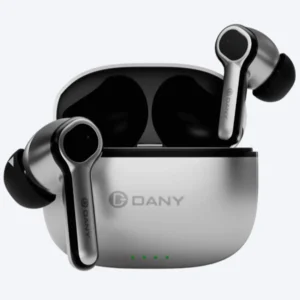 Dany Alpha Aitdots 500 Wireless Bluetooth Earbuds With ANC Mode (Silver)