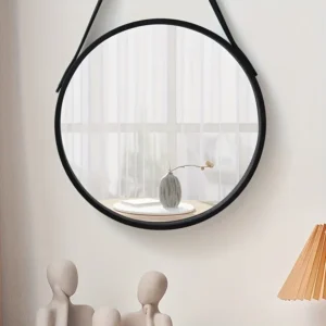 TerraStone Natural Driftwood Wall Mirror (30" Round)