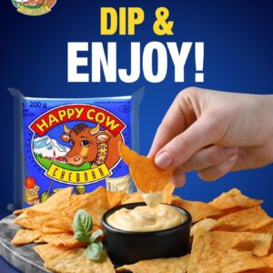 Happy Cow Slice Cheese Cheddar (10 Slices) - 150gm