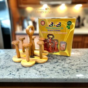 6 Glasses Stand – Wooden