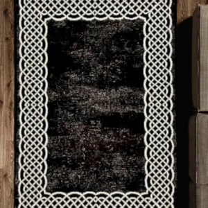 Ideal Eagle Silky BrownWhite Rug