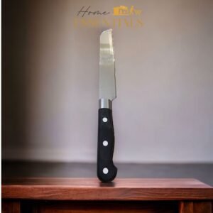 Stainless Steel Knife – Black Color Handle