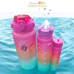 Motivational Water Bottles – 3Pcs Set