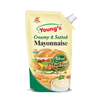 Young's Creamy and Salted Mayonnaise Pouch - 1Ltr
