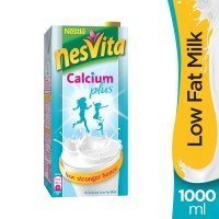 Nestle Nesvita Calcium+ Low Fat Milk - 1Ltr